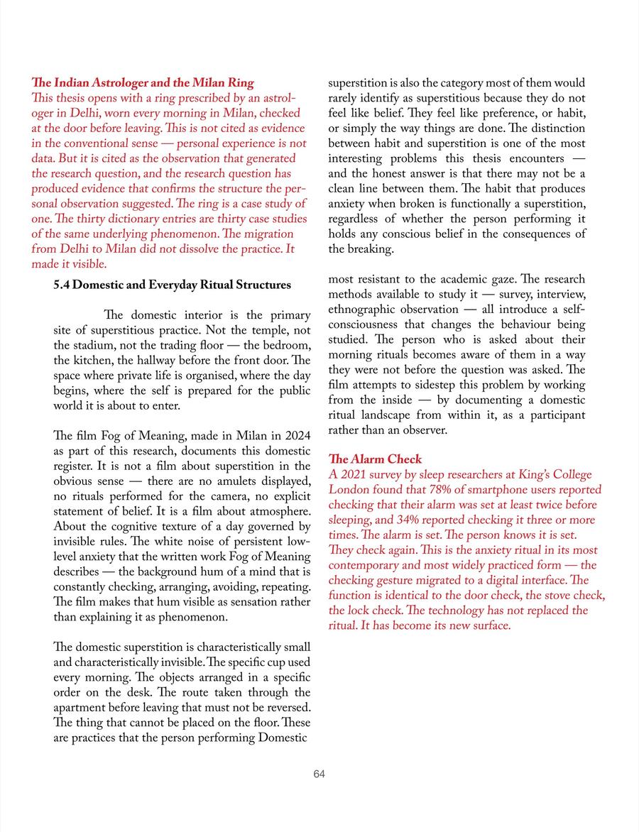 For Every Gesture Made in Private — thesis spread with low-lit installation photographs of the exhibition rooms